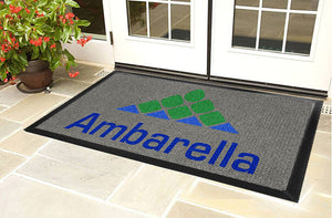 Ambarella 4x8 4 x 8 Luxury Berber Inlay - The Personalized Doormats Company