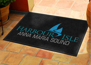 Harbour Isle 2 X 3 Rubber Backed Carpeted - The Personalized Doormats Company