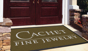 Cachet Brown Mat 4 X 6 Waterhog Inlay - The Personalized Doormats Company