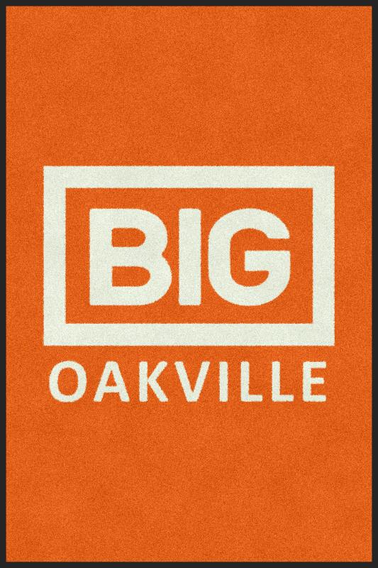 BIG OAKVILLE 4 X 6 Rubber Backed Carpeted - The Personalized Doormats Company