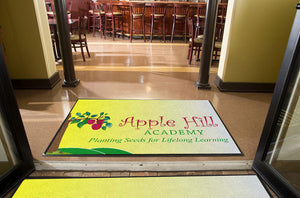 apple hill 4 X 6 Rubber Backed Carpeted HD - The Personalized Doormats Company