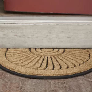 Seashell Half-Round Doormat