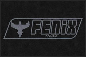 FENIX COMIX MAT 4 X 6 Rubber Backed Carpeted HD - The Personalized Doormats Company