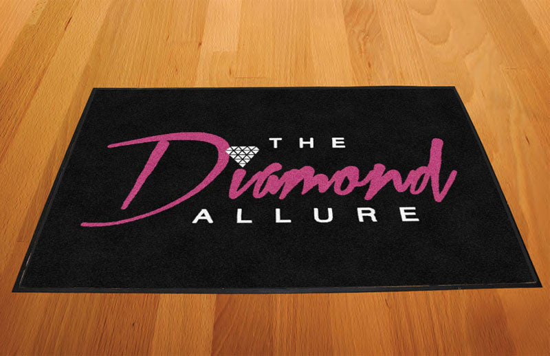 Diamond Allure Salon 2 X 3 Rubber Backed Carpeted HD - The Personalized Doormats Company