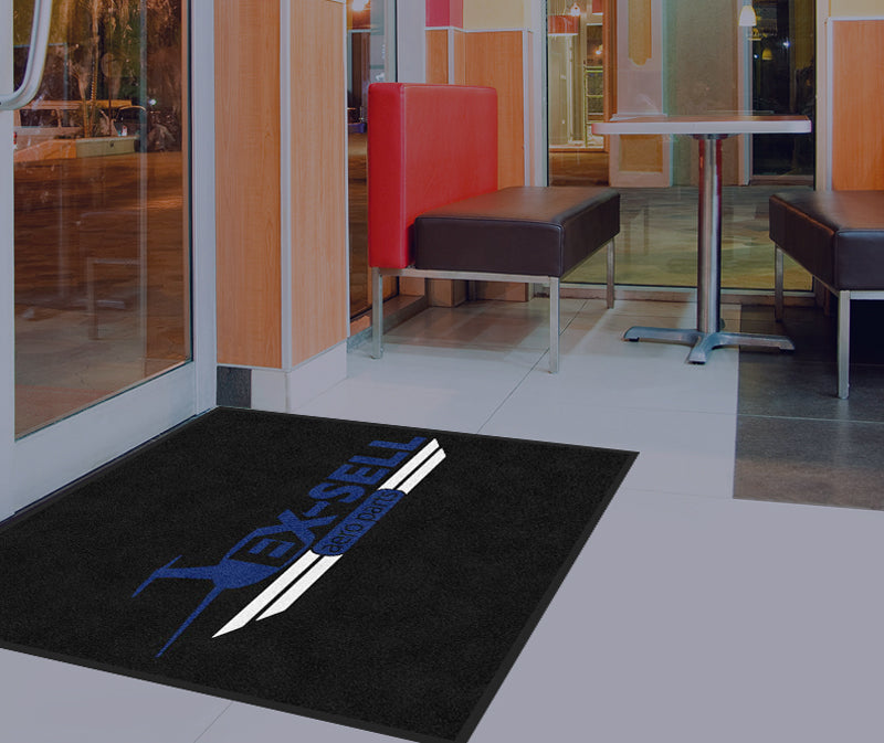 EX-SELL § 4 X 4 Rubber Backed Carpeted HD - The Personalized Doormats Company