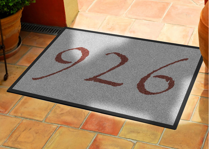 926 WOODSIDE 2 X 3 Rubber Backed Carpeted - The Personalized Doormats Company
