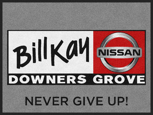 Bill Kay Nissan 3 x 4 Rubber Backed Carpeted - The Personalized Doormats Company