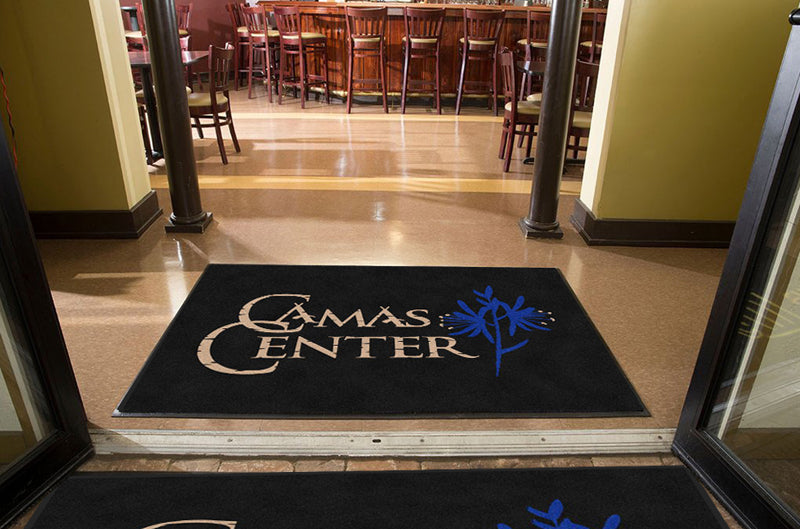 Camas Center 4 X 6 Rubber Backed Carpeted HD - The Personalized Doormats Company