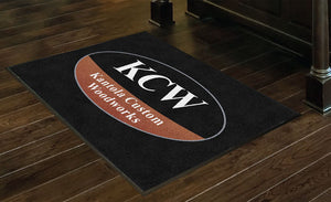 Kantola Custom Woodworks 3 X 4 Rubber Backed Carpeted HD - The Personalized Doormats Company