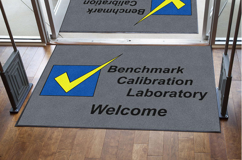 Benchmark Calibration Laboratory 4 X 6 Rubber Backed Carpeted HD - The Personalized Doormats Company