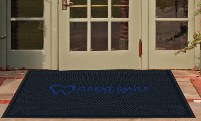 Great Smile Dental 4 x 6 Rubber Scraper - The Personalized Doormats Company