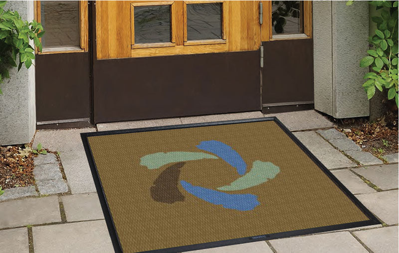Dr. Stephanie Teichmiller 4 X 4 Luxury Berber Inlay - The Personalized Doormats Company