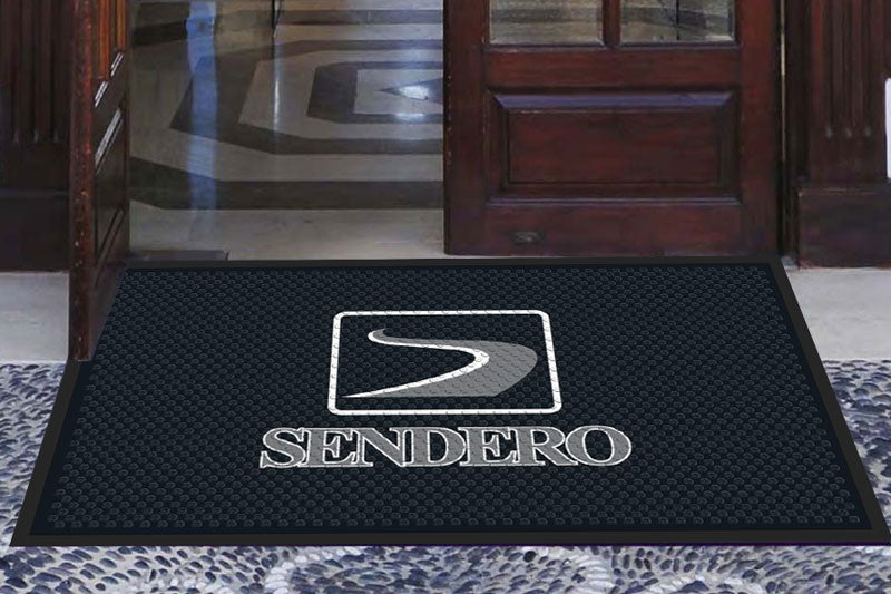 Sendero §-3 X 5 Rubber Scraper-The Personalized Doormats Company