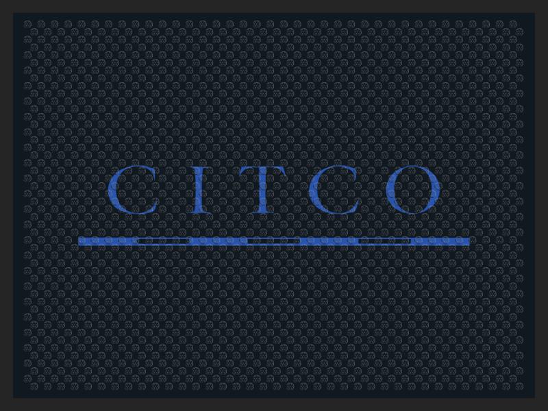 Citco bank 3 x 4 Rubber Scraper - The Personalized Doormats Company