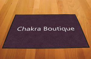 Chakra boutique 2 X 3 Rubber Backed Carpeted HD - The Personalized Doormats Company