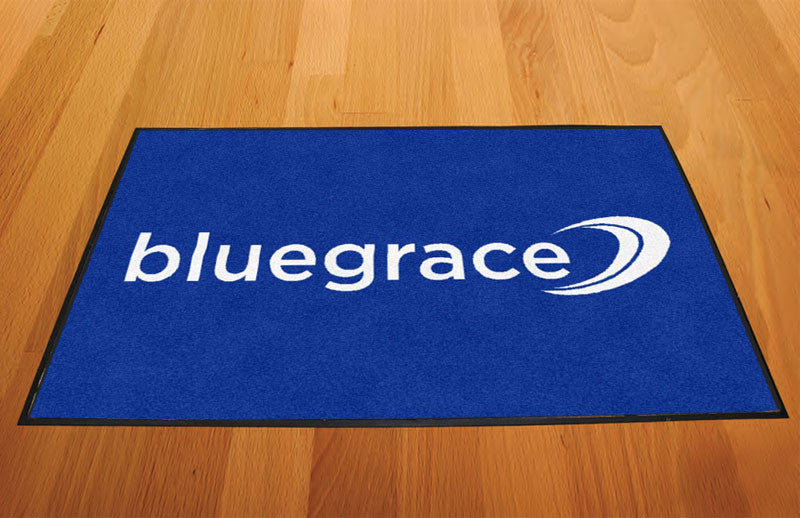 BlueGrace 2 X 3 Rubber Backed Carpeted HD - The Personalized Doormats Company
