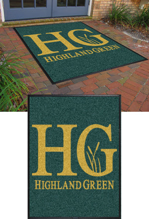 Highland Green 6 X 7 Waterhog Inlay - The Personalized Doormats Company