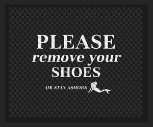 NO SHOES PLEASE!