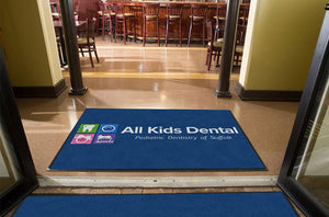 All Kids Dental 4 X 6 Rubber Backed Carpeted HD - The Personalized Doormats Company