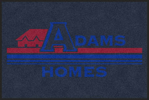 Adams Homes 2 X 3 Rubber Backed Carpeted HD - The Personalized Doormats Company