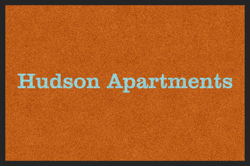 Hudson Apartments 2 X 3 Rubber Backed Carpeted HD - The Personalized Doormats Company