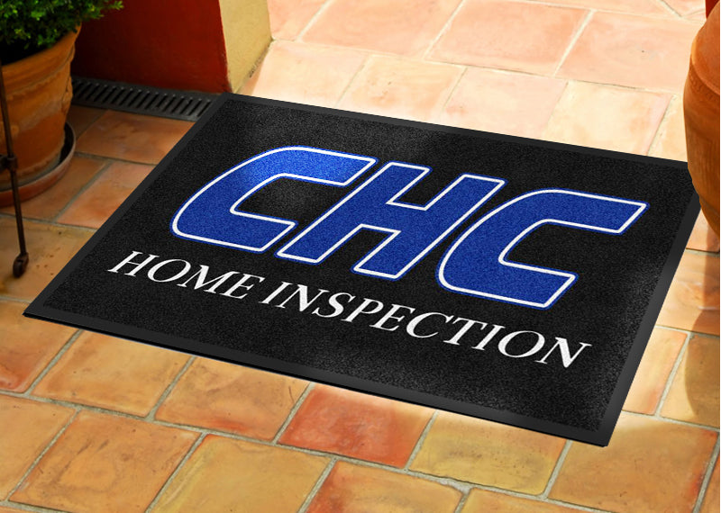 CHC Home Inspection § 2 x 3 Rubber Backed Carpeted HD - The Personalized Doormats Company