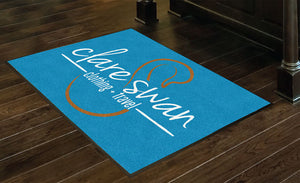 clare swan 3 X 4 Rubber Backed Carpeted - The Personalized Doormats Company