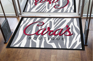 Cara's 4 x 6 Rubber Backed Carpeted HD - The Personalized Doormats Company