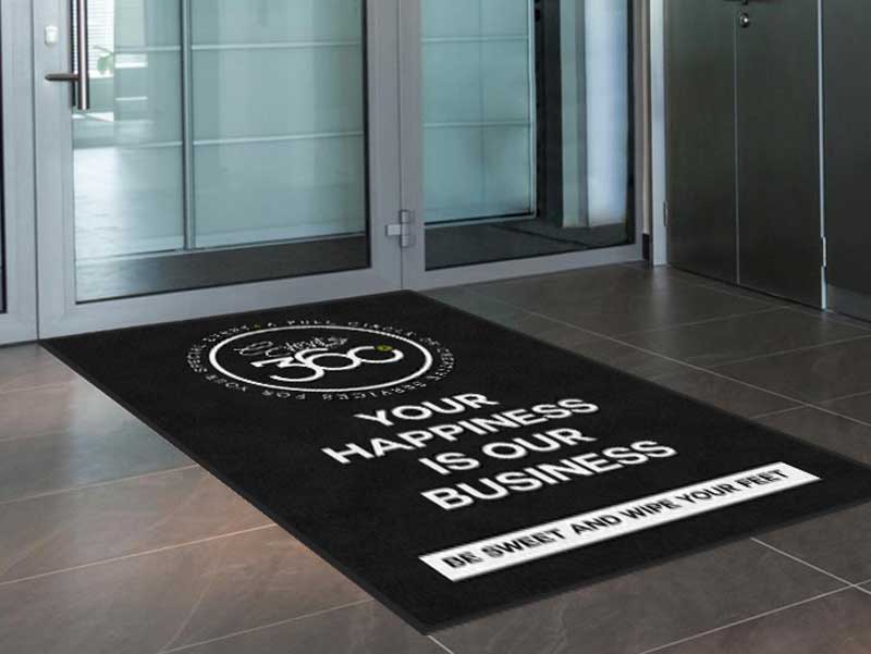 360 § 4 X 6 Rubber Backed Carpeted HD - The Personalized Doormats Company