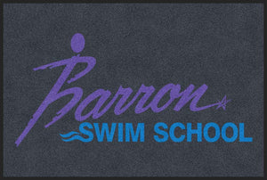 Barron Swim School 4 X 6 Rubber Backed Carpeted HD - The Personalized Doormats Company