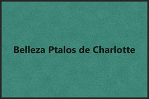 Belleza Ptalos de Charlotte 4 X 6 Rubber Backed Carpeted - The Personalized Doormats Company