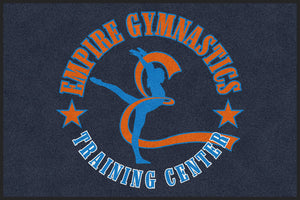 Empire Gymnastics 4 X 6 Rubber Backed Carpeted HD - The Personalized Doormats Company