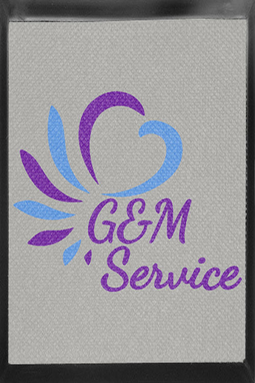 G&M Entrance Mat 2 x 3 Luxury Berber Inlay - The Personalized Doormats Company