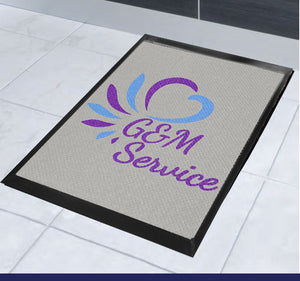 G&M Entrance Mat 2 x 3 Luxury Berber Inlay - The Personalized Doormats Company