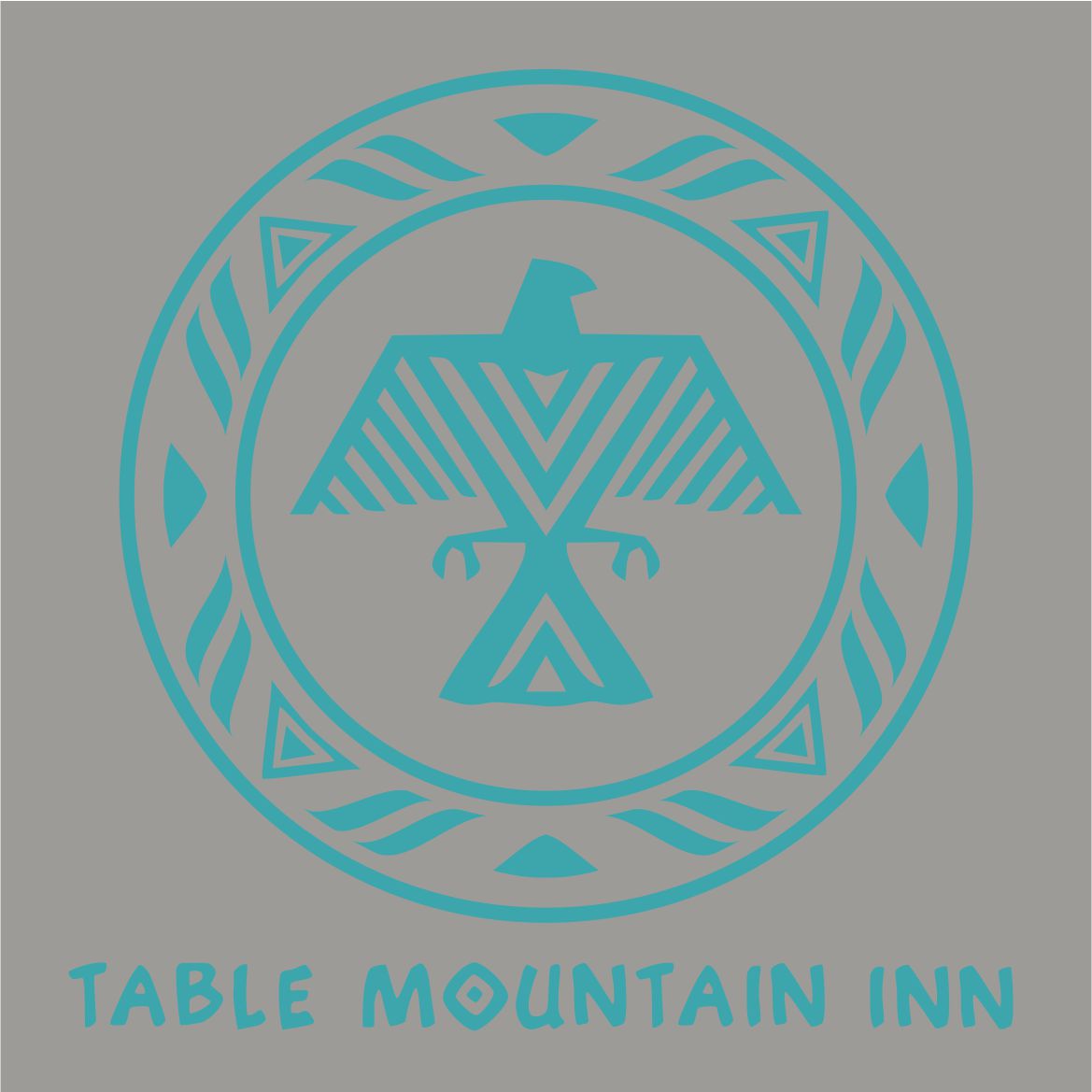 Table Mountain Inn Silver Teal No Edge §