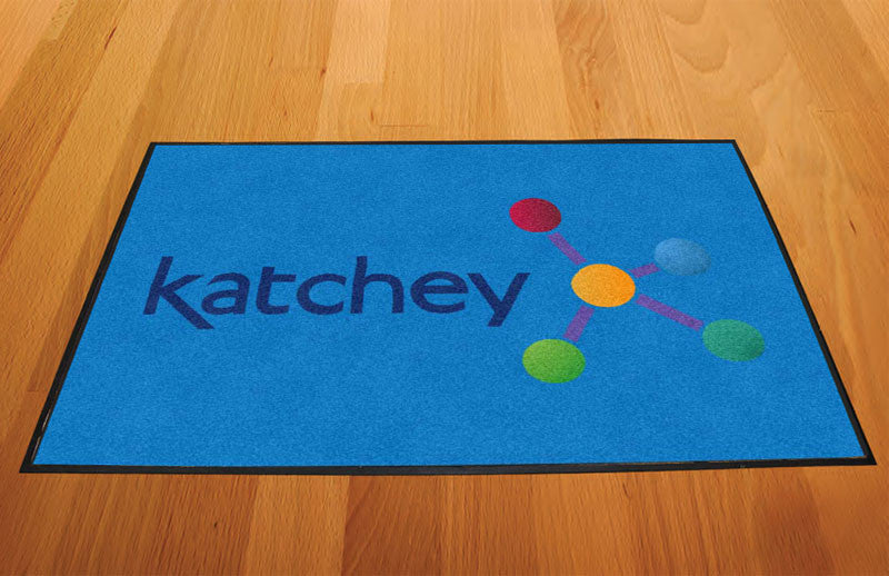 Katchey 2 X 3 Rubber Backed Carpeted HD - The Personalized Doormats Company