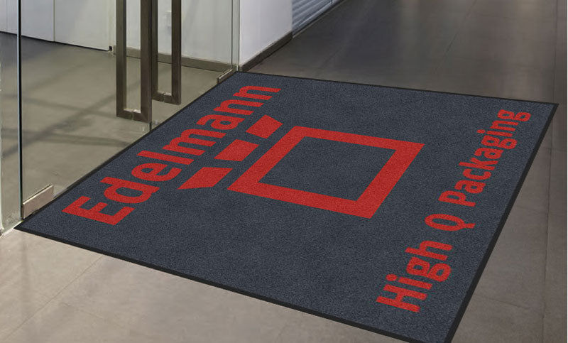 Edelmann 6 X 6 Rubber Backed Carpeted HD - The Personalized Doormats Company