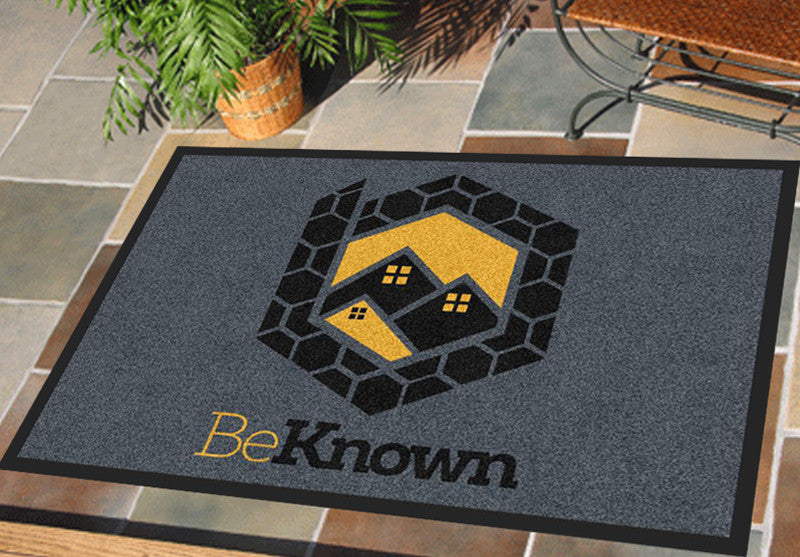 Beknown 2 X 3 Rubber Backed Carpeted HD - The Personalized Doormats Company