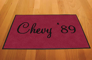 Chevy caprice 2 X 3 Rubber Backed Carpeted HD - The Personalized Doormats Company
