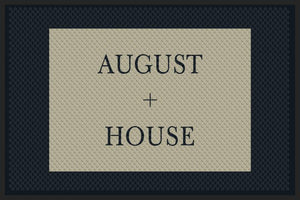 AUGUST + HOUSE 4 X 6 Rubber Scraper - The Personalized Doormats Company