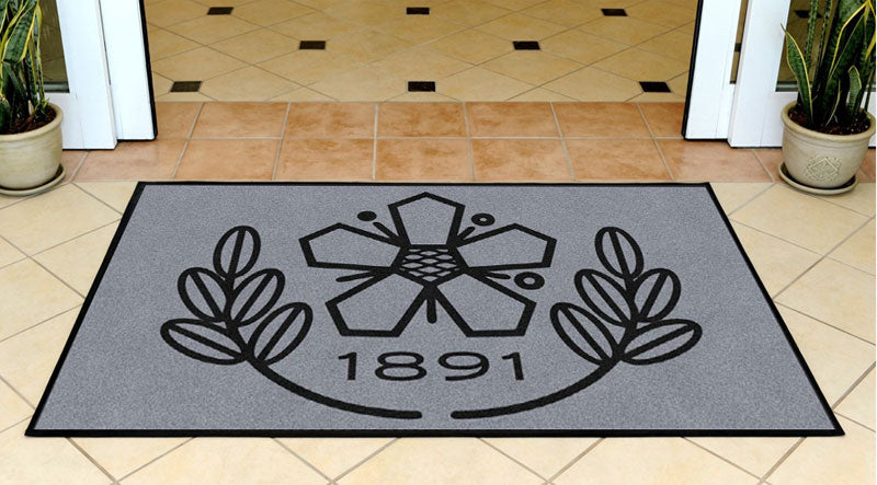 656 doormat 3 x 5 Rubber Backed Carpeted HD - The Personalized Doormats Company