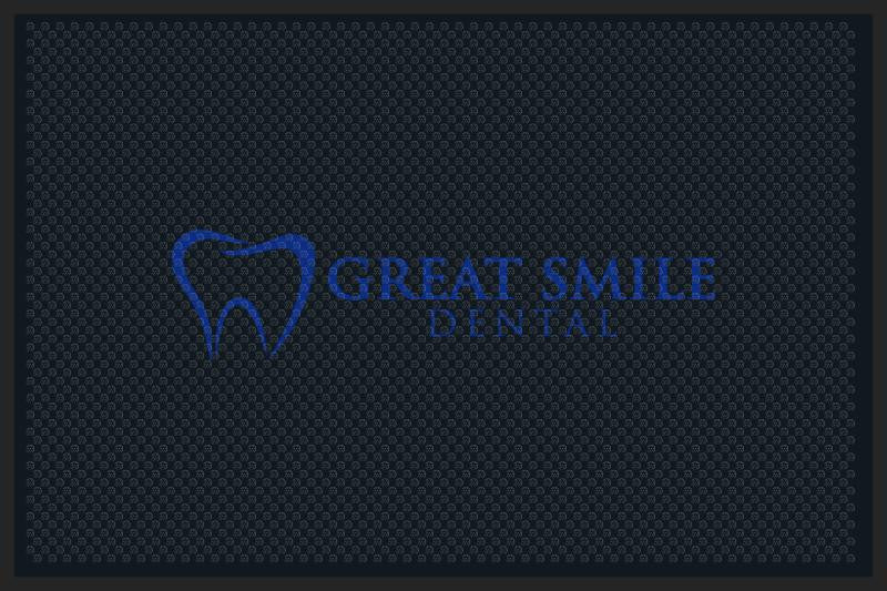 Great Smile Dental 4 x 6 Rubber Scraper - The Personalized Doormats Company