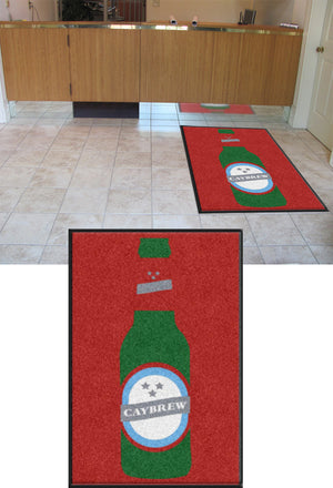 Caybrew Door 3 X 5 Custom Plush 30 HD - The Personalized Doormats Company