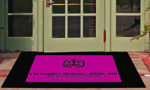 Christopher Mullenix 4 X 6 Rubber Scraper - The Personalized Doormats Company