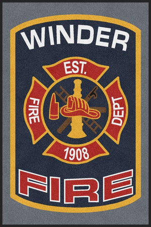 Winder Fire Department Grey/Navy