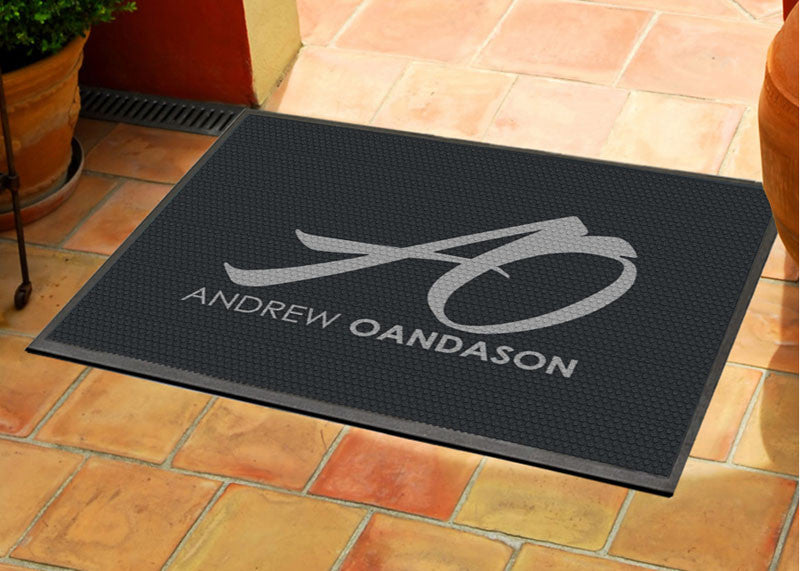 AO Mat 2.5 x 3 Rubber Scraper - The Personalized Doormats Company