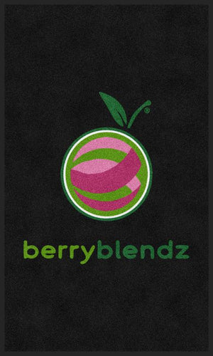 Berry Blendz 3 X 5 Rubber Backed Carpeted HD - The Personalized Doormats Company