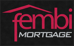 FEMBi Mortgage 5 X 8 Rubber Backed Carpeted HD - The Personalized Doormats Company