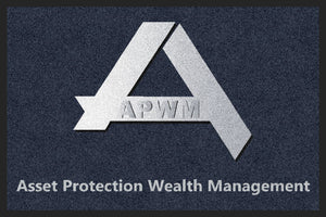 Asset Protection Wealth Management 2 X 3 Rubber Backed Carpeted HD - The Personalized Doormats Company