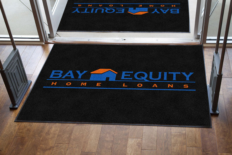 Bay Equity Home Loans 4 X 6 Rubber Backed Carpeted HD - The Personalized Doormats Company
